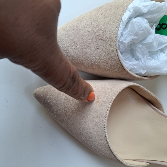 Nine West Strappy 3" Heel | Pointy Toe | Neutral/Sand - Picture 9 of 12